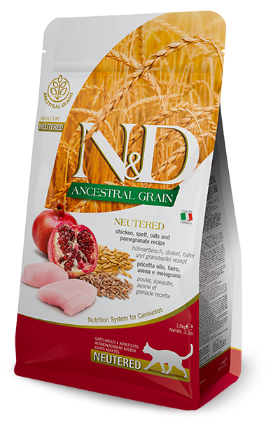 Cat Ancestral Grain Chicken & Pomegranate Neutered