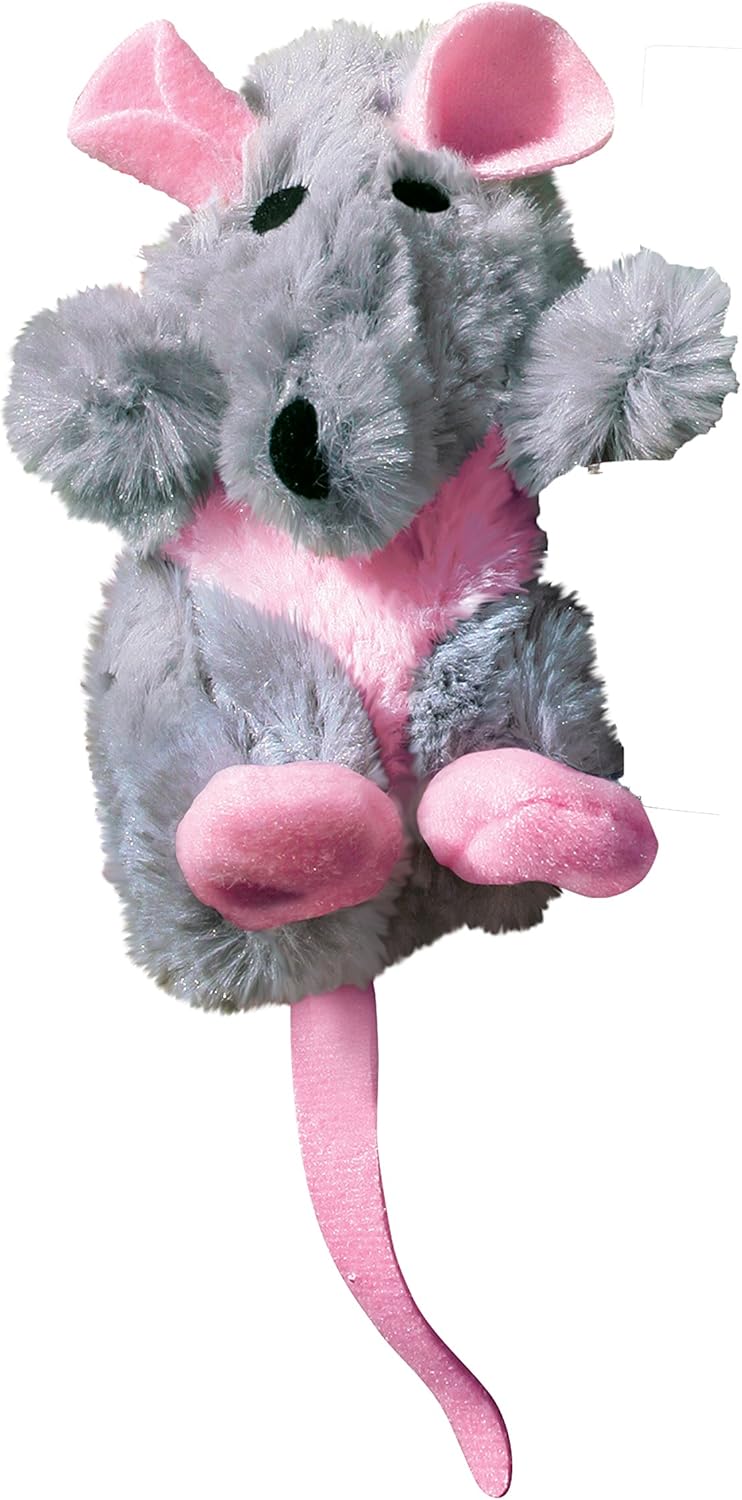 KONG cat refillables rat 10x3,5x17cm grey
