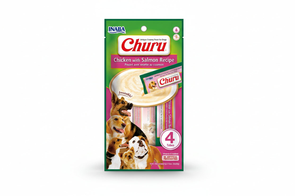 Churu Dog Chicken & Salmon 56g (4pcs)