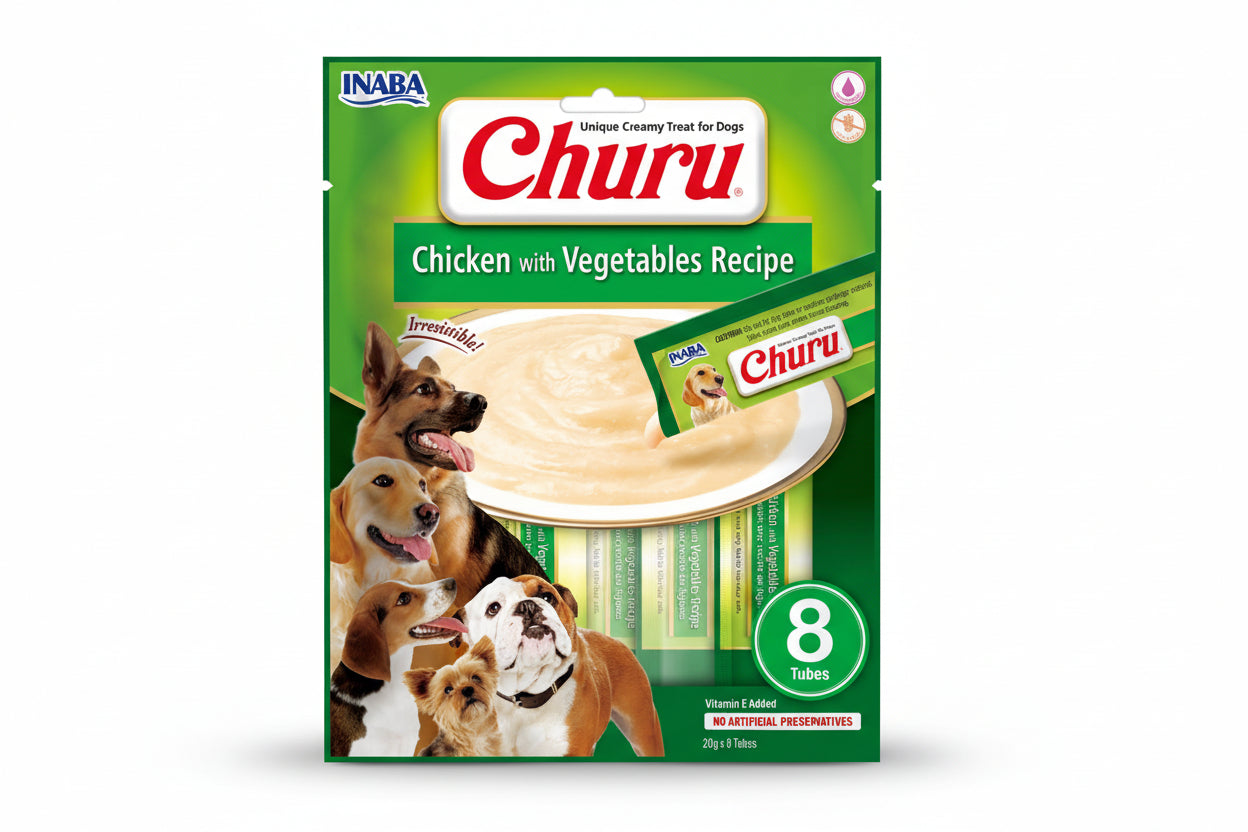 Churu Köpek Tavuk ve Peynir 160g (8 adet)