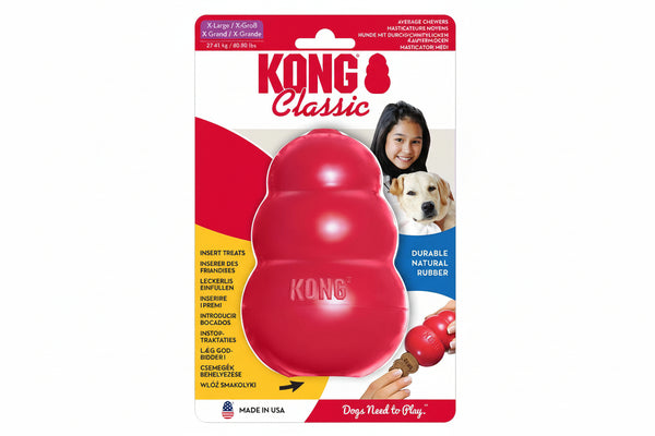 KONG classic XL - 13x9x9cm red