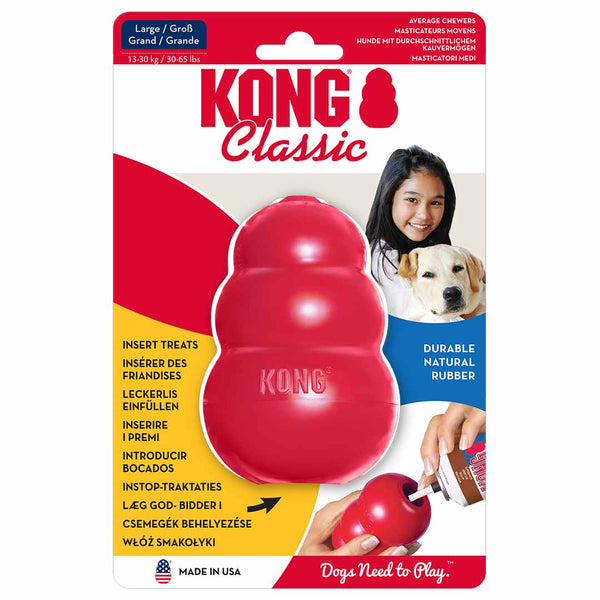 KONG classic L - 11x7x7cm red