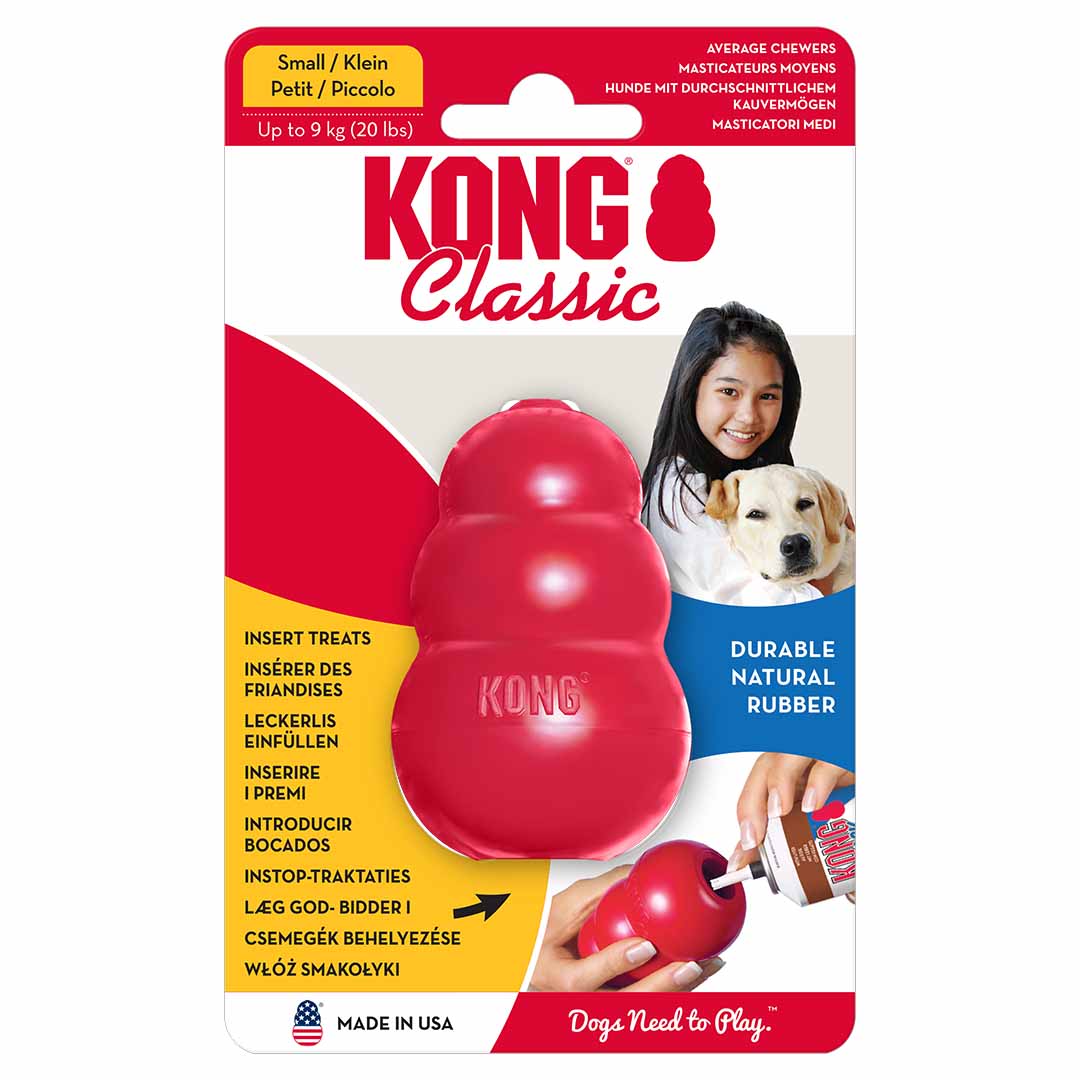 KONG classic S - 8x5x5cm red