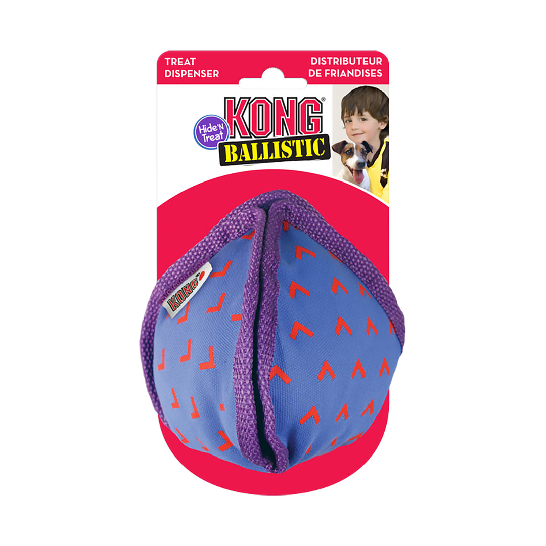 KONG Ballistic Hide 'n Treat S - 23x11,5x14cm karışık renkler