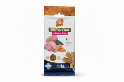 Dental Treat Brown - Lamb Spirulina Carrot (Mini)