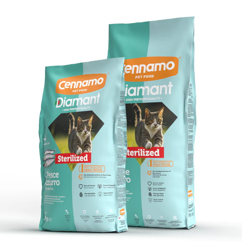 Cat Sterilized Blue Fish