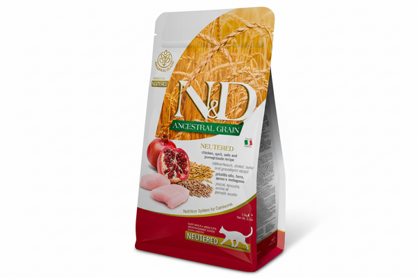 Cat Ancestral Grain Chicken & Pomegranate Neutered