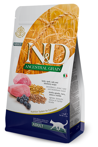Cat Ancestral Grain Lamb & Blueberry Adult