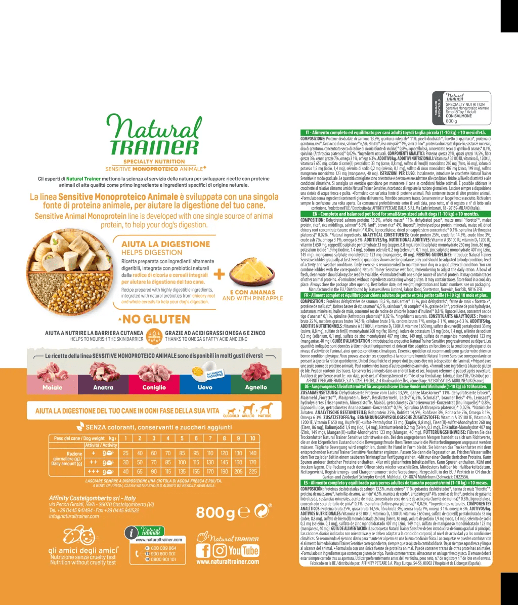 Sensitive Adult Small & Toy Salmon