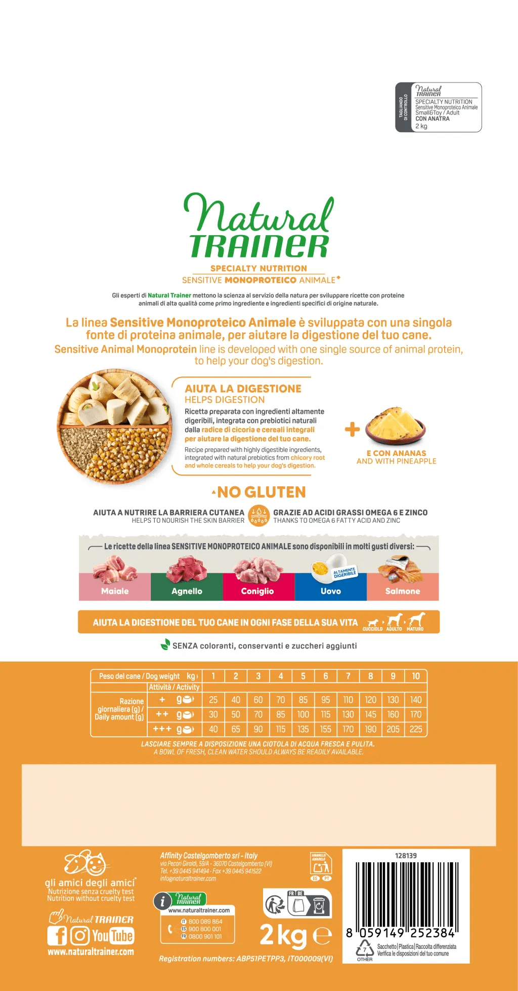 Sensitive Adult Small & Toy Duck