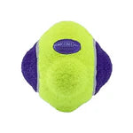 KONG AirDog Squeaker Knobby Ball M/L - 9,5x9,5x9,5cm Yellow/Fuchsia