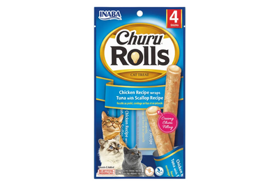 Churu Rolls Tuna & Scallop 40g (4pcs)