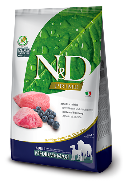 Prime Lamb & Blueberry Adult Medium/Maxi