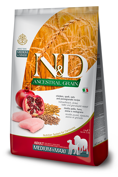 Ancestral Grain Chicken & Pomegranate Adult Medium/Maxi