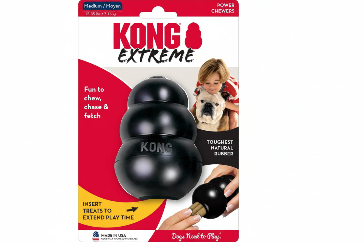 KONG extreme M - 9x6x6cm black