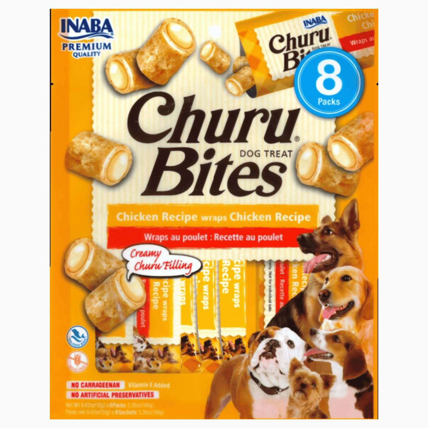 Churu Bites Dog Chicken 96g (8pcs)