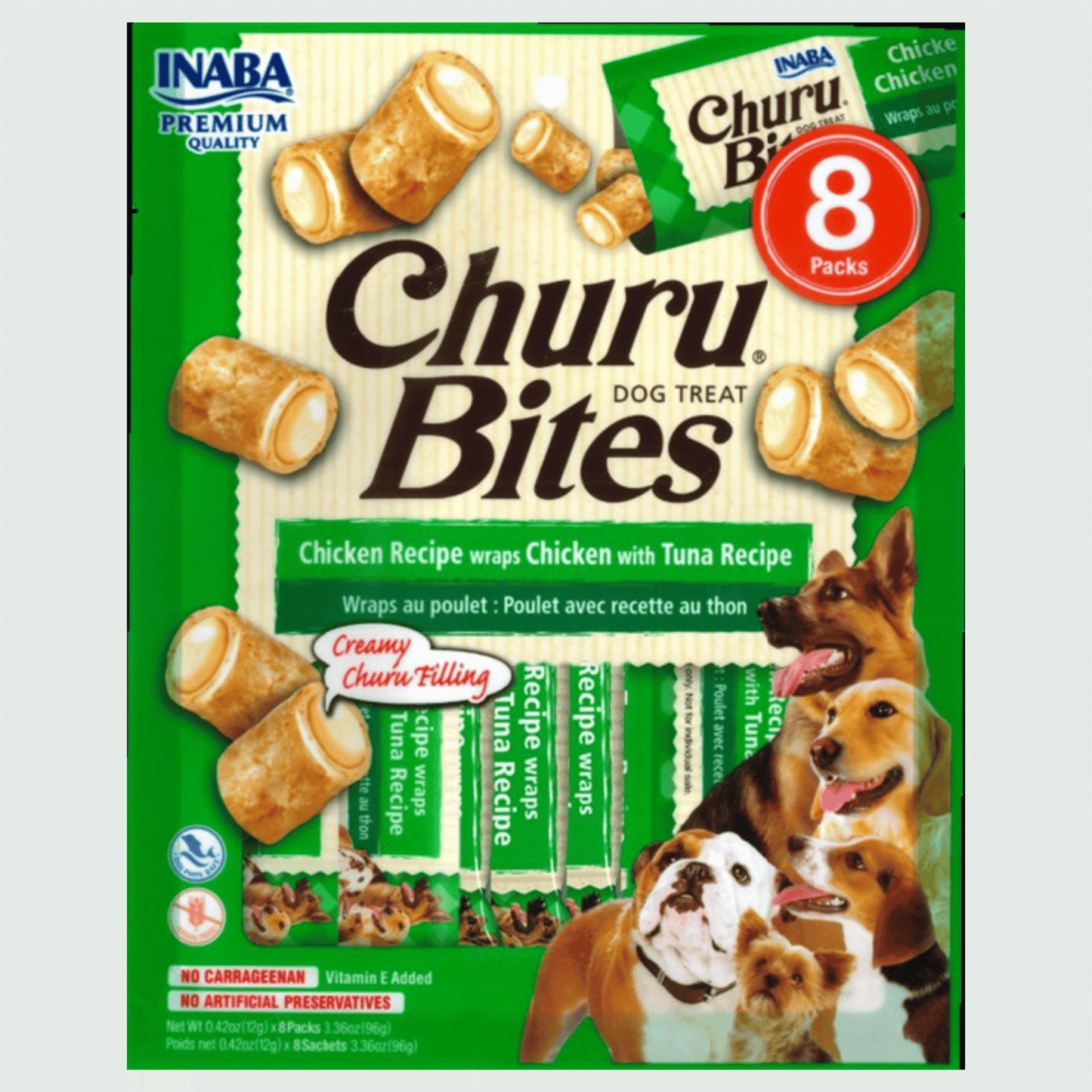 Churu Bites Dog Chicken & Tuna 96g (8pcs)