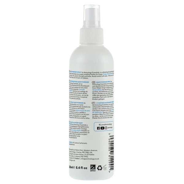 Essentials Deodorizing Spray Baby Powder Puppy