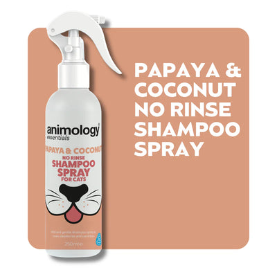 Essentials Cat Papaya & Coconut No Rinse Shampoo Spray