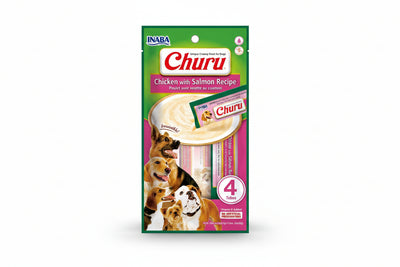 Churu Dog Chicken & Salmon 56g (4pcs)