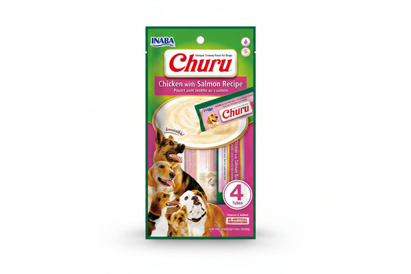 Churu Dog Chicken & Salmon 56g (4pcs)