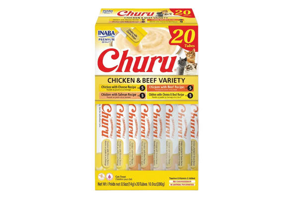 Churu Çoklu Paket Tavuk ve Dana Eti 280g (20 adet)