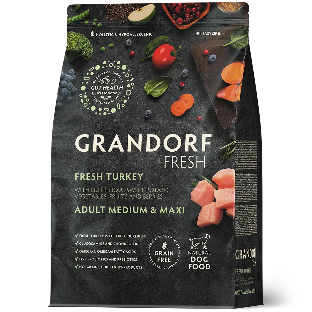 Adult Medium & Maxi Fresh Turkey