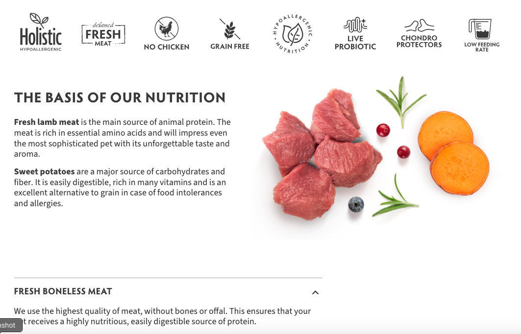 Cat Sterilized Fresh Lamb