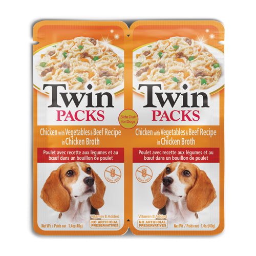 Twin Packs Dog 2pc
