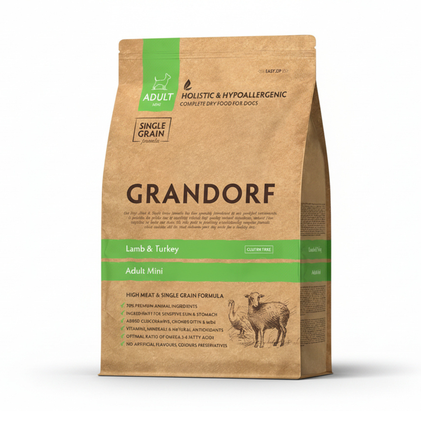 Adult Mini Lamb & Turkey 70%