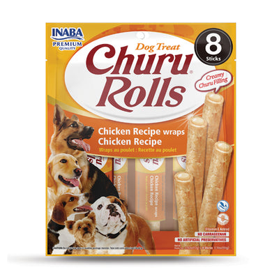 Churu Rolls Köpek Tavuk 96g (8 adet)
