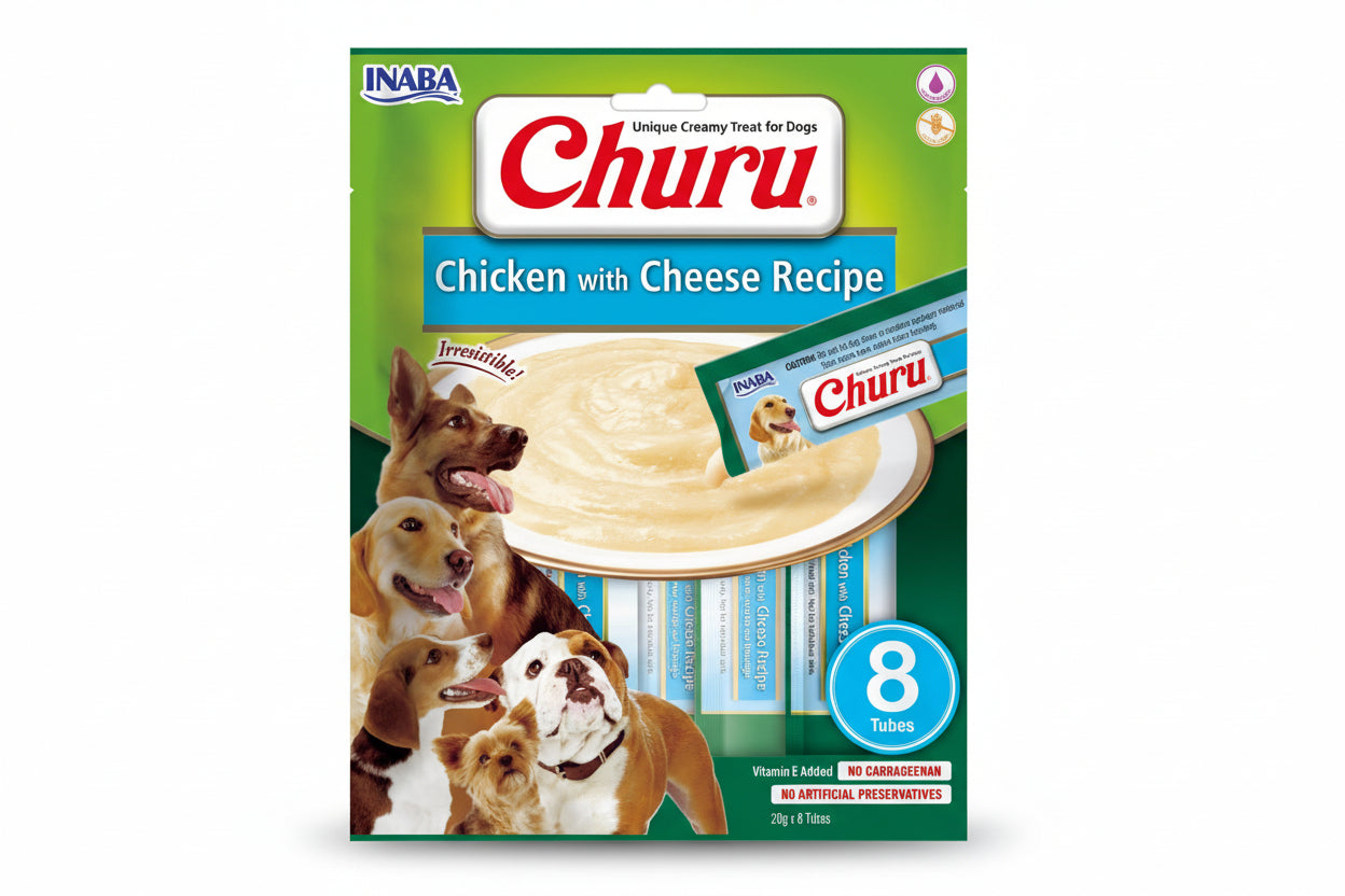 Churu Dog Chicken & Cheese 160g (8pcs)