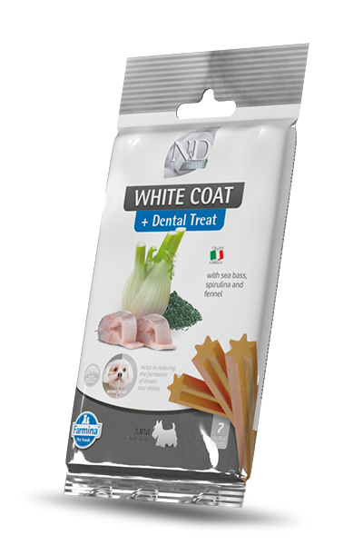 Dental Treat White - Sea Bass Spirulina Fennel (Mini)