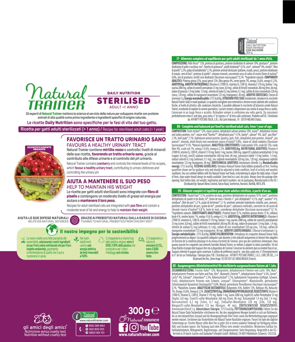 Adult Cat Sterilized Salmon