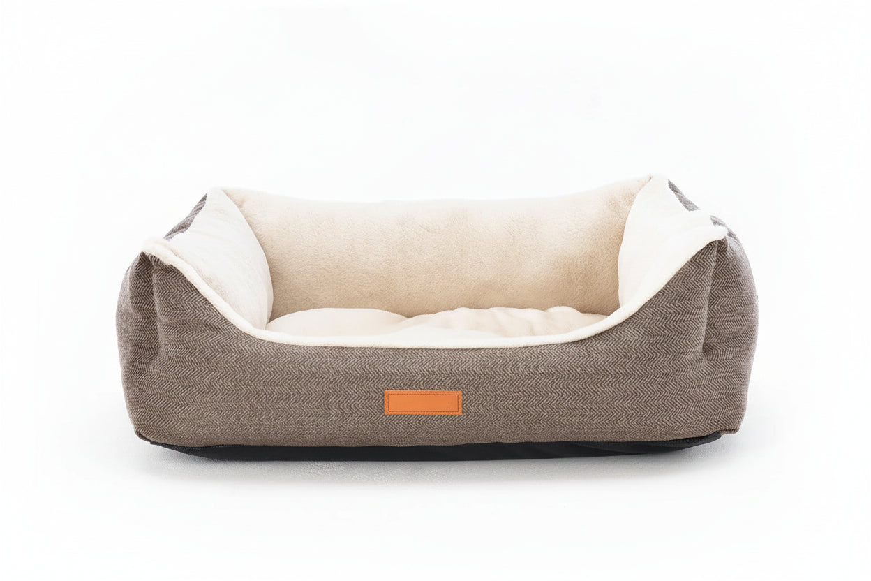 Herrıngbone VR02 Brown-Whıte