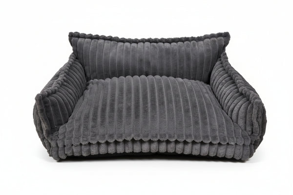 Malia Corduroy Sofa Bed Grey