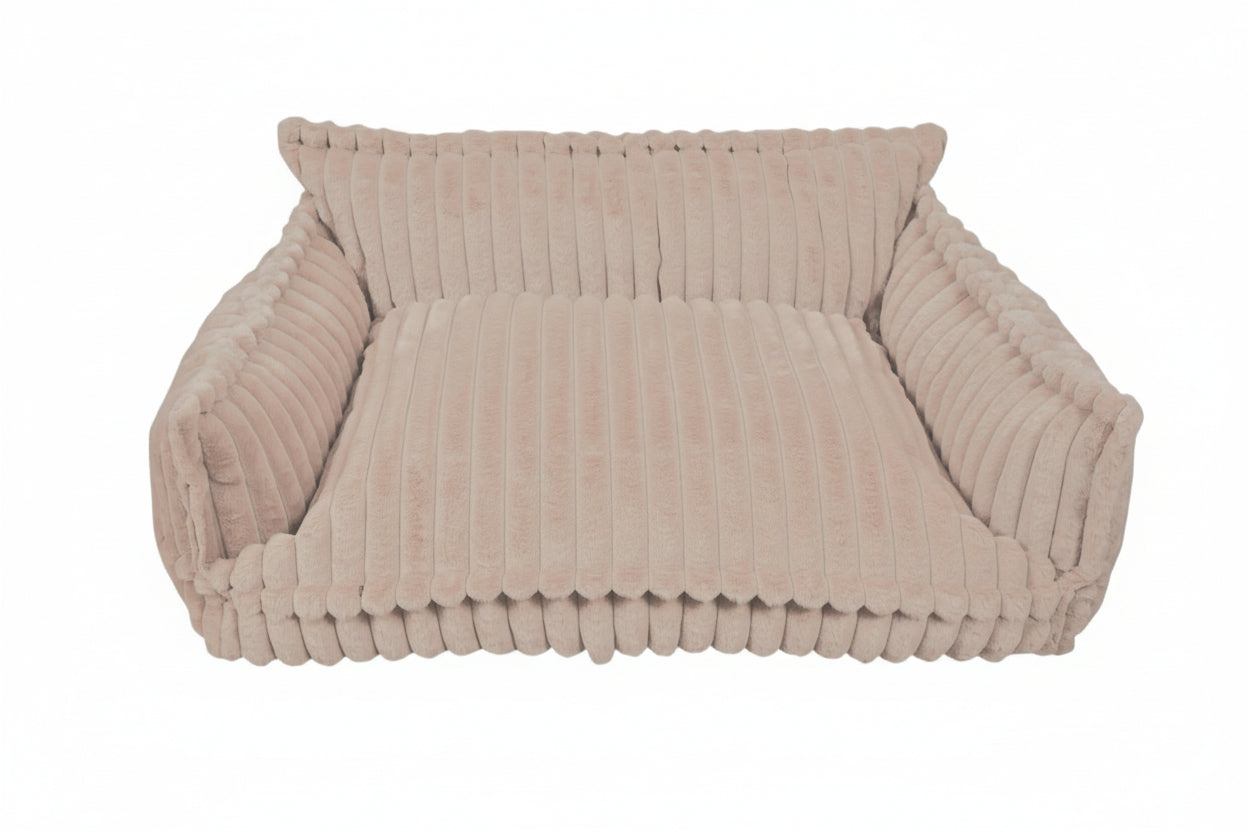 Malia Corduroy Sofa Bed Beıge